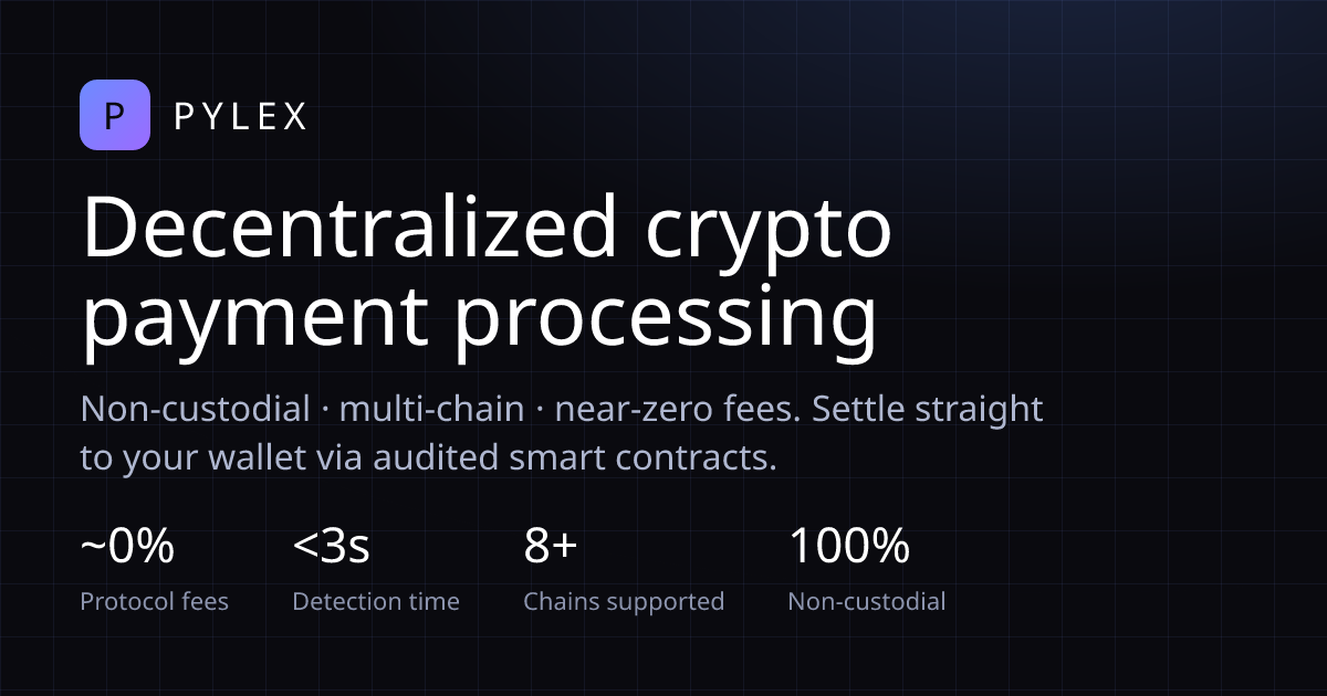 Decentralized Crypto Payment Processing